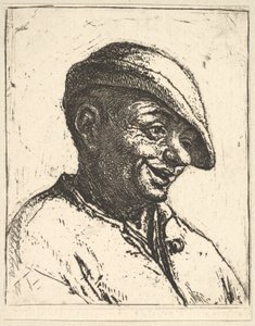 Leende bonde af Adriaen van Ostade