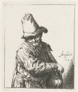 spildrejer liremanden af Adriaen van Ostade