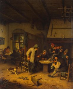 Bønder på et værtshus af Adriaen van Ostade