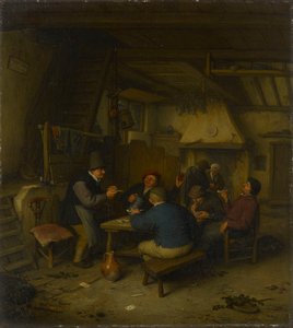 Bønder på et værtshus af Adriaen van Ostade