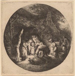 Svineslagtere af Adriaen van Ostade
