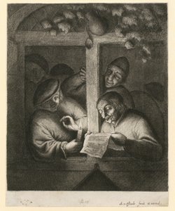 Sanger ved vinduet af Adriaen van Ostade