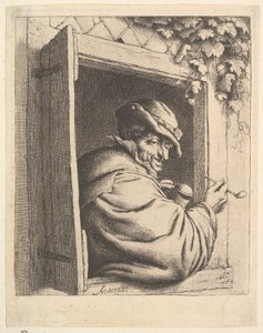 Ryger ved vinduet af Adriaen van Ostade