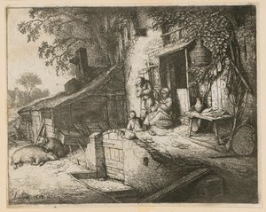 Spinderske af Adriaen van Ostade