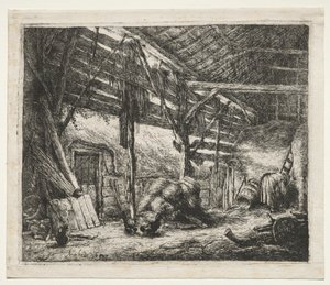 Ladegården af Adriaen van Ostade