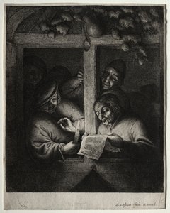 Carol Singers af Adriaen van Ostade