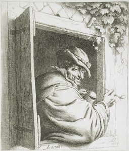 Rygeren ved vinduet