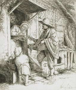 Brillesælgeren af Adriaen van Ostade