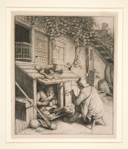 a. Skomageren b. Sangerne af Adriaen van Ostade