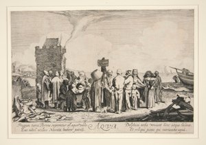 Aqua, fra sættet af De fire elementer af Adriaen van de Velde