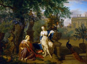 Tysk: Vertumnus og Pomona Vertumnus og Pomona af Adriaen van de Velde