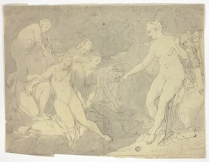 Diana og Callisto af Adriaen van der Werff