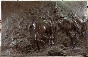 Et spejderparti af 6. Dragoon Guards af Adrian Jones