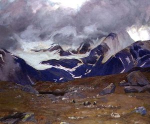 Hvor Chavez fløj, Simplon-passet af Adrian Scott Stokes