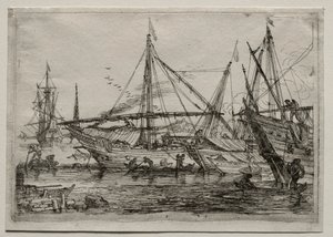 En Middelhavshavn af Adrian van der Cabel