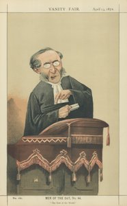 Pastor John Cumming (farvelitografi) af Adriano Cecioni