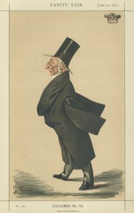 Sir Arthur Wellesley (farve litho) af Adriano Cecioni