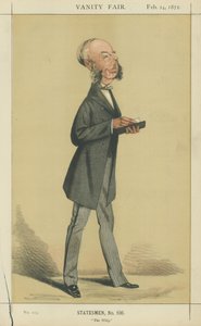 Den ærede George Glyn (farvelitografi) af Adriano Cecioni