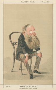 Romanforfatteren, der opfandt Sensation, Wilkie Collins (Vanity Fair-serien) af Adriano Cecioni