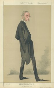 The Reverend Canon Charles Kingsley (farvelitografi) af Adriano Cecioni