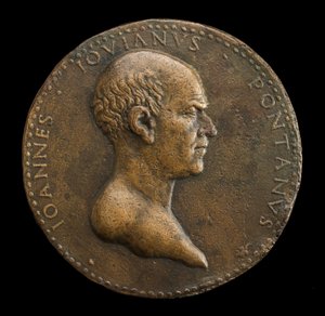 Giovanni Gioviano Pontano, 1426-1503, digter [forside], 1488 eller senere.