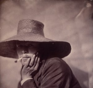 [Selvportræt], ca. 1855.