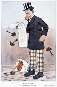 Tegnefilm af Jules Renard (1864/1910), fransk forfatter, af Barrère, A. 1923. af Adrien Barrere