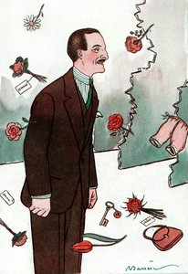 Tegneserie af den franske komiker Victor Boucher (1877-1942) - Tegning af Adrien Barrere (1877-1931) fra Fantasio af Adrien Barrere