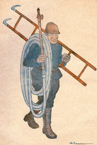 Joseph NOULENS (1864-1944), fransk politiker. Tegning af Adrien Barrere (1874-1931) for FANTASIO, nummer 204 af 15. april af Adrien Barrere