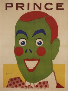 Prince, plakat for Pathe Cinema (1912-1913) (plakat) af Adrien Barrere