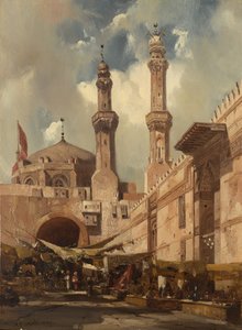 En Cairo Bazaar, 1839.