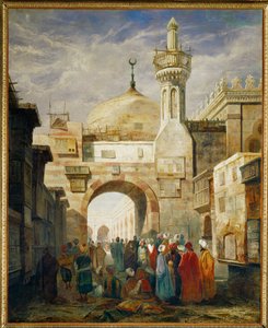 Moskeen al-Azhar i Cairo (maleri på lærred)