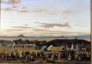 Erobringen af Setif i Algeriet af hertugen af Orleans