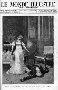 The Death of Scarpia (Monsier Berton), illustration af 4. akt af 