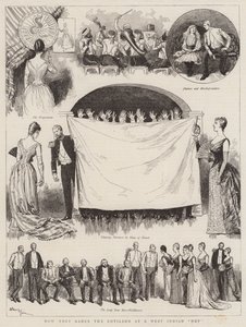 Sådan danser de Cotillon ved et vestindisk hop af Adrien Emmanuel Marie