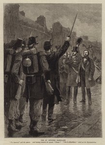 Illustration til The History of a Crime, af Victor Hugo af Adrien Emmanuel Marie