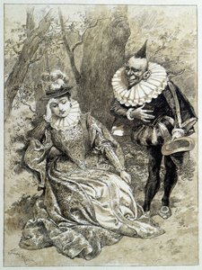 Riquet à la Houppe - i "" Fairy Tales"" af Charles Perrault, illustrationer af Adrien Marie