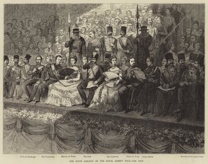 Statskoncerten i Royal Albert Hall, Dais