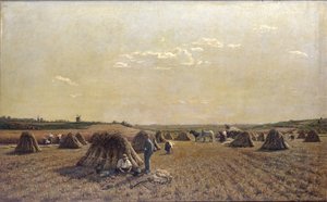 Høstscene, 1879 af Adrien Louis Demont