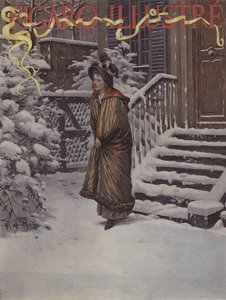 Premiere Neige (Første sne). Forside af Le Figaro Illustre, januar 1894