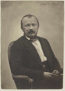 Portræt af Gerard de Nerval 1808-1855, 1854.