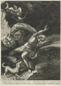 Narcissus ved brønden Herkules og Cerberus