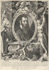 Portræt af Pieter Brueghel den Yngre af Egidius  Sadeler (II)