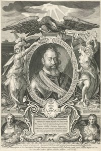 Portræt af Sigismund Báthory, Prins af Transsylvanien af Egidius  Sadeler (II)