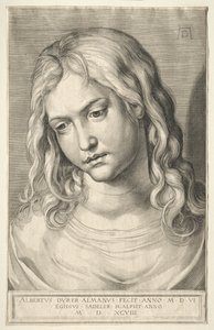 kvindeligt hoved. af Aegidius Sadeler or Saedeler