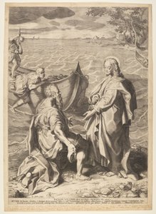 Kaldelse af disciplene Peter og Andreas af Aegidius Sadeler II