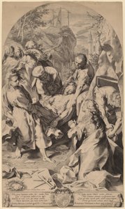 Begravelsen af Aegidius Sadeler II after Federico Barocci