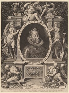 Rudolf II af Aegidius Sadeler II after Hans von Aachen