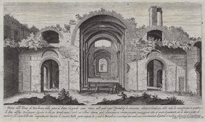 Diocletians bade, Rom (gravering)