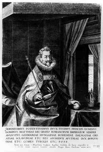 Portræt af Matthias (1557-1619), den hellige romerske kejser, 1616